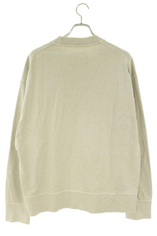 JILSANDER Cotton Crewneck Sweatshirt Olive Size M