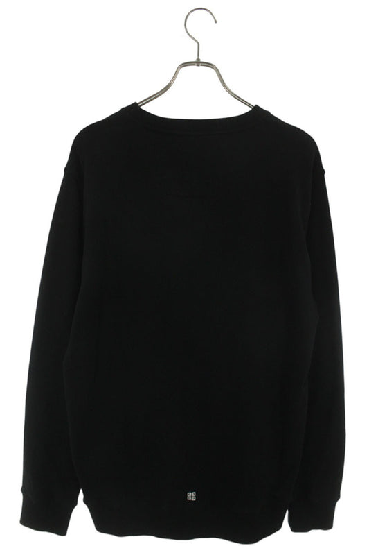 GIVENCHY Logo Print Crewneck Sweatshirt Black Size M