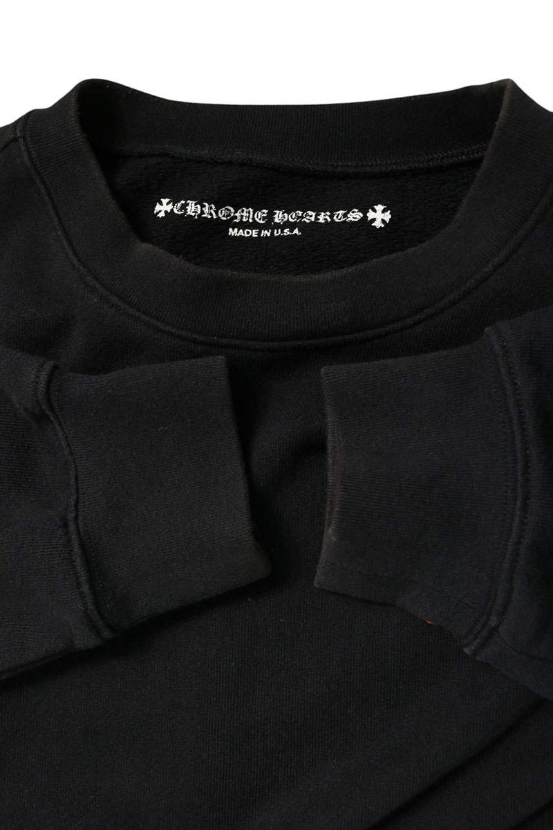 Chrome Hearts Matty Boy Back Print Sweatshirt Black Size L