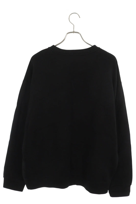 PRADA RE-NYLON Panel Triangle Logo Sweatshirt Black Size XL
