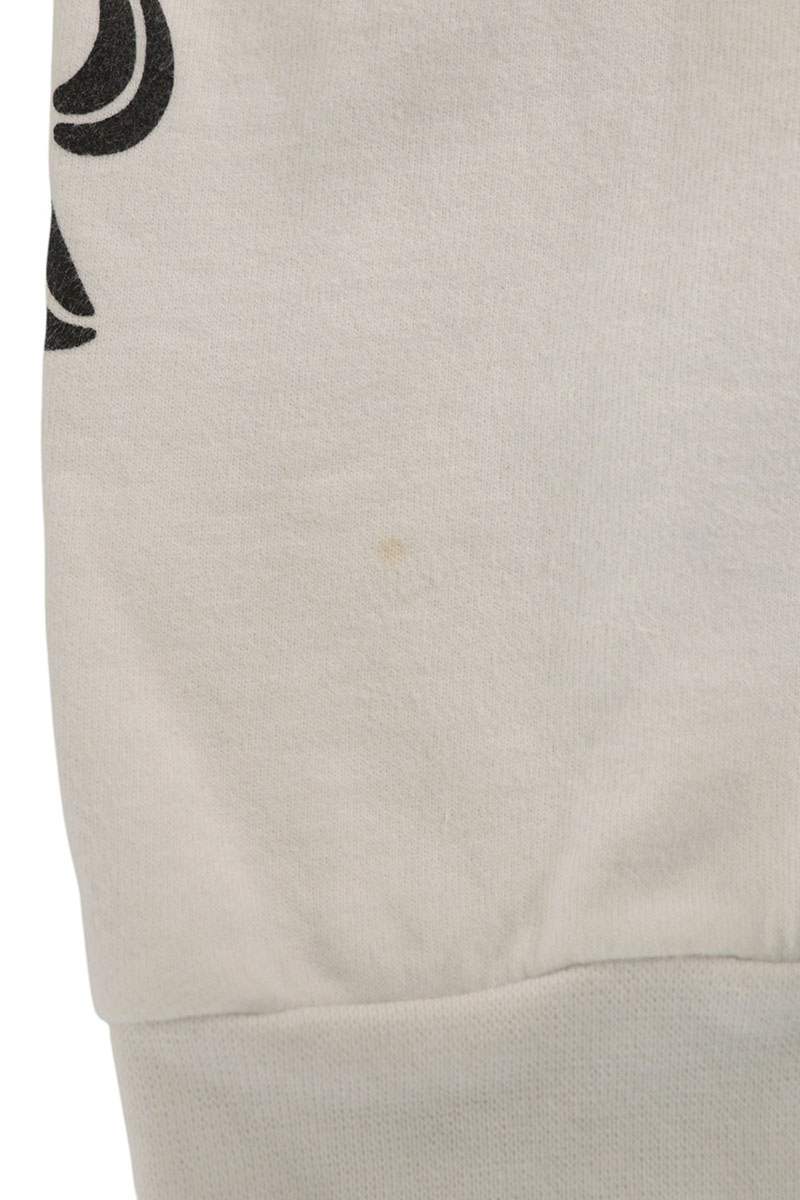 Chrome Hearts Floral Back Horseshoe Sweatshirt White Size M