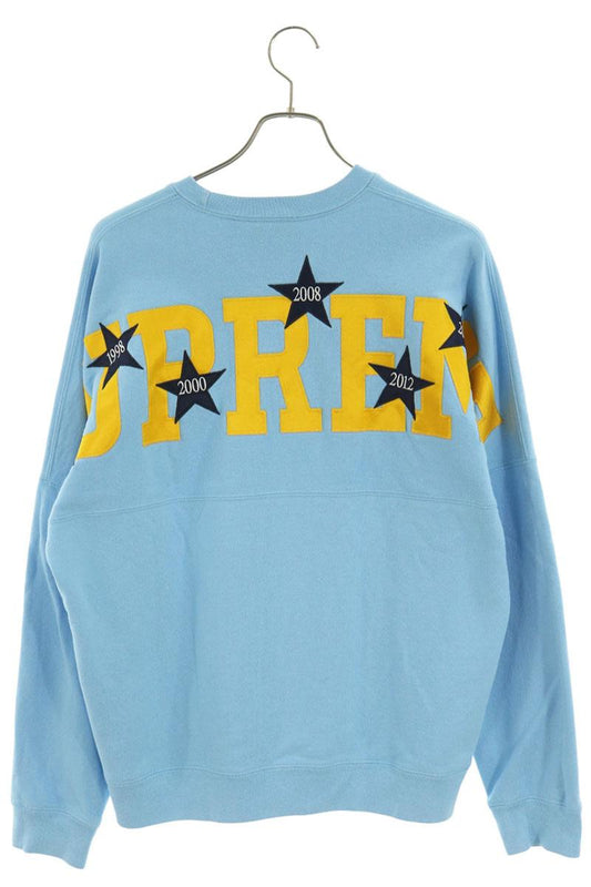 SUPREME 20SS Stars Crewneck Light Blue Size S
