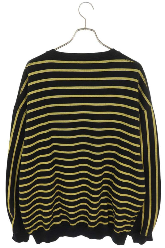 BALENCIAGA HOMME Embroidered Border Print Sweatshirt Size L