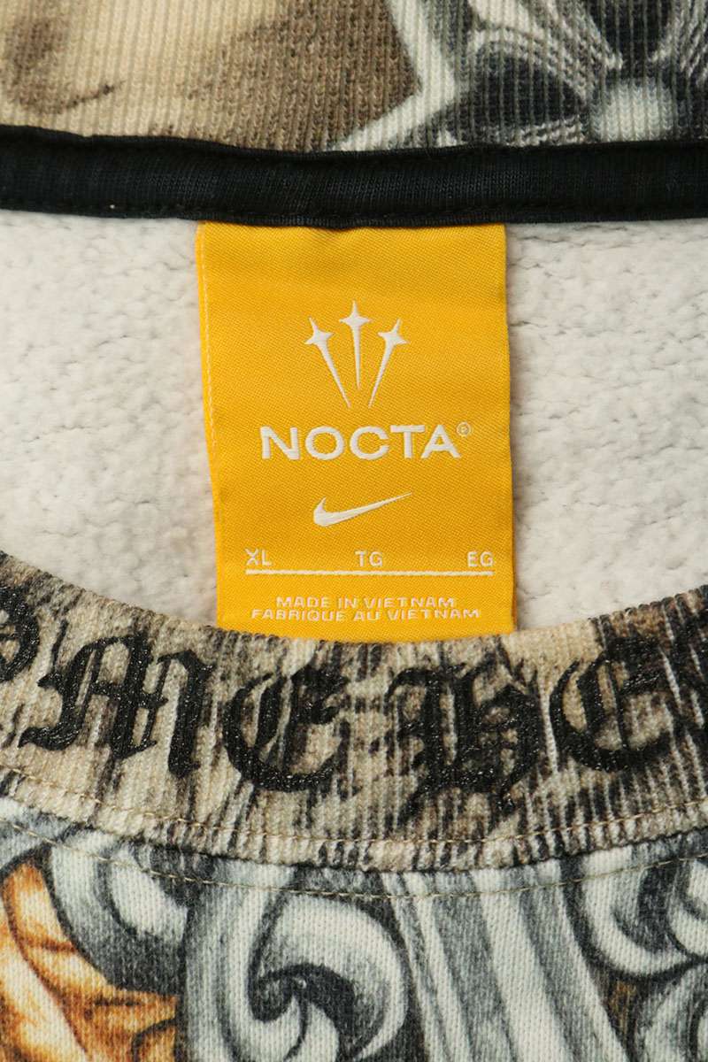 Chrome Hearts NOCTA Crewneck Sweatshirt Brown Size XL