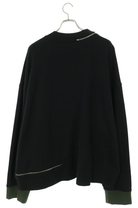Palm Angels 19AW Front Logo Sweatshirt Black/Green Size XL