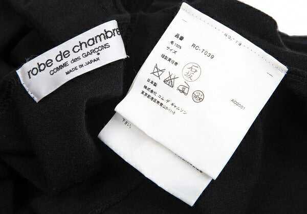 COMME des GARCONS Ruffle V-Neck Wool Sweater Black Size M