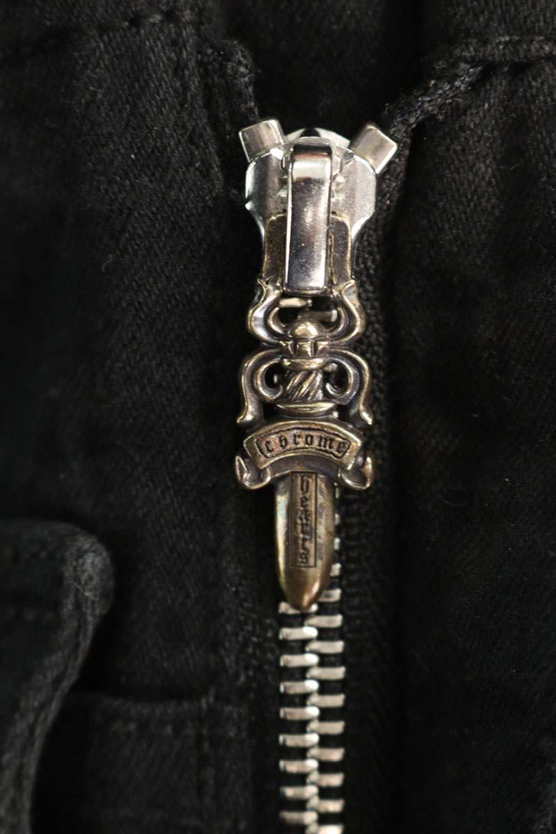 Chrome Hearts Cross Ball Button Denim Overall Size 30