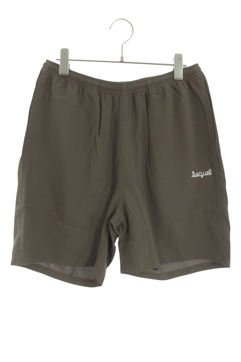 SEQUEL 25SS Gray Polyester Logo Embroidery Set Size M