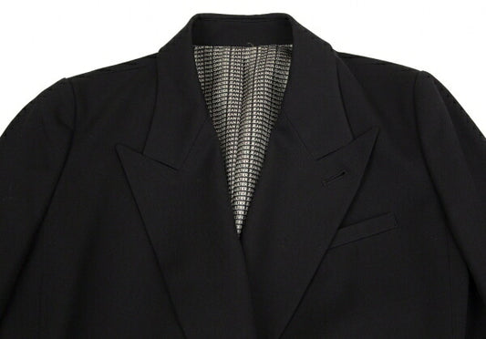 Jean Paul GAULTIER FEMME Wool Gabardine Jacket Black Size 1