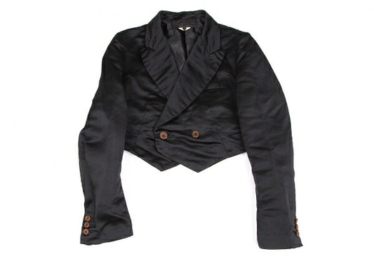 COMME des GARCONS GIRL Poly Satin Jacket Black Size XS