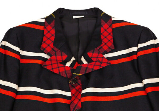 COMME des GARCONS HOMME PLUS 16SS Tartan Jacket Black Size M