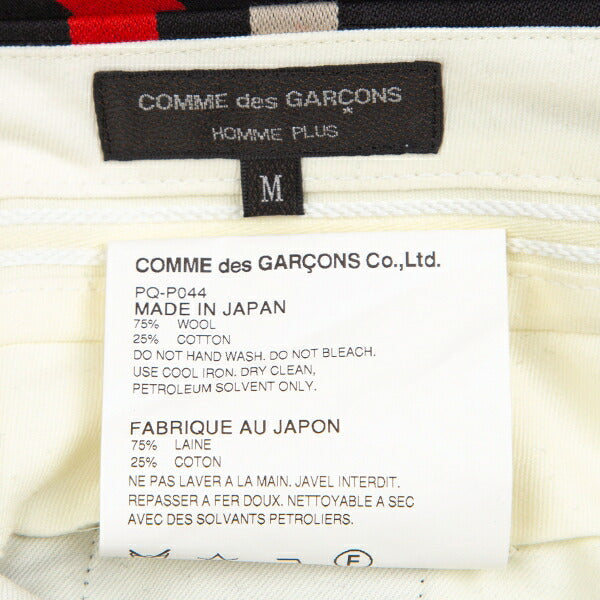 COMME des GARCONS HOMME PLUS 16SS Tartan Black Red Jacket Size M