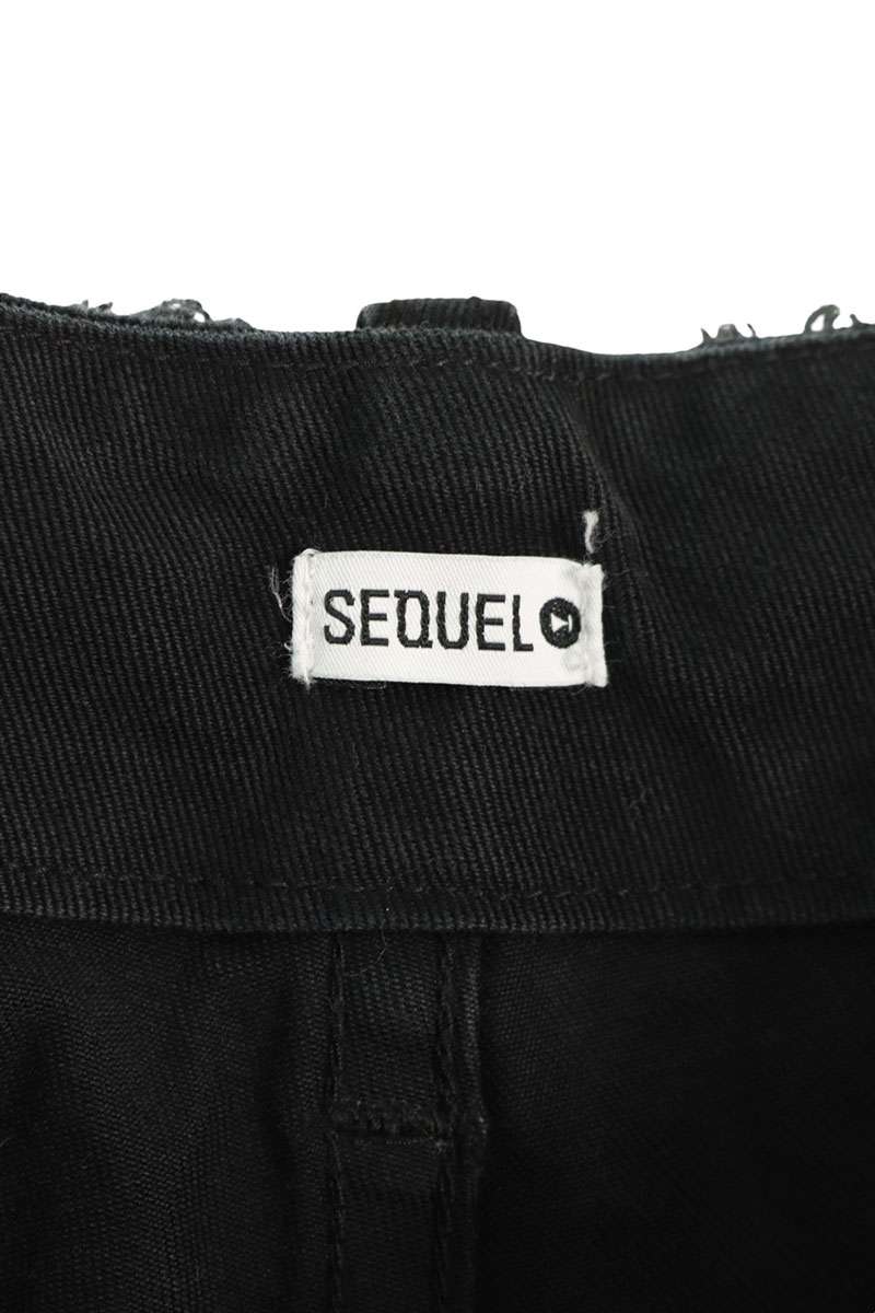 SEQUEL Type-S Poly-Cotton Chino Pants Black Size 32