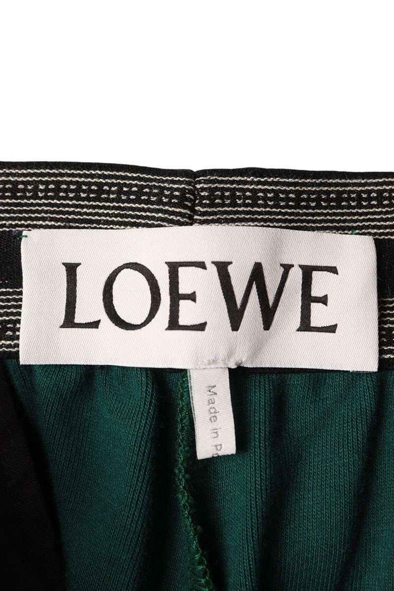 Loewe Embroidered Long Pants Green x Black Size M
