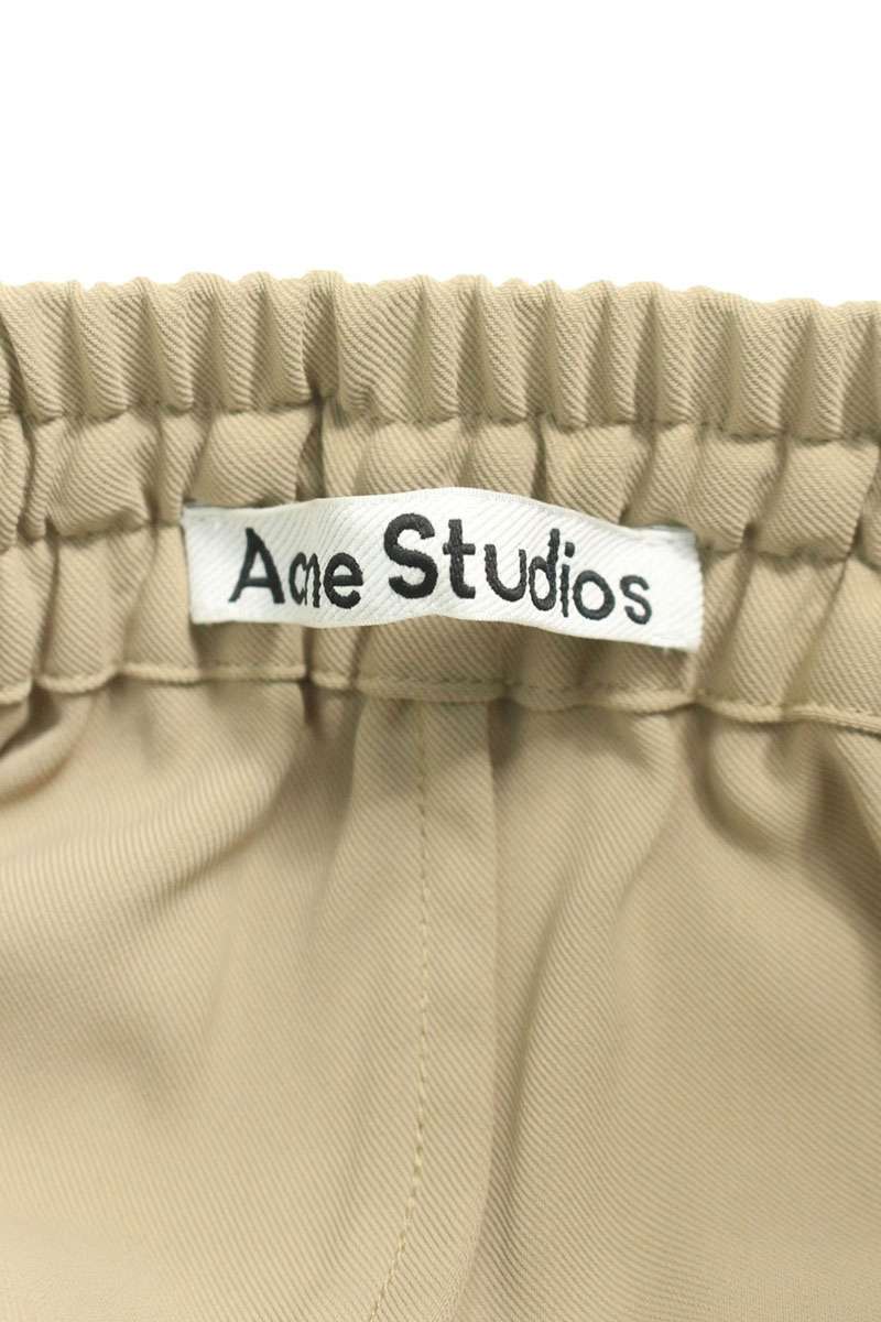 Acne Studios Wide Long Pants Beige Size 50