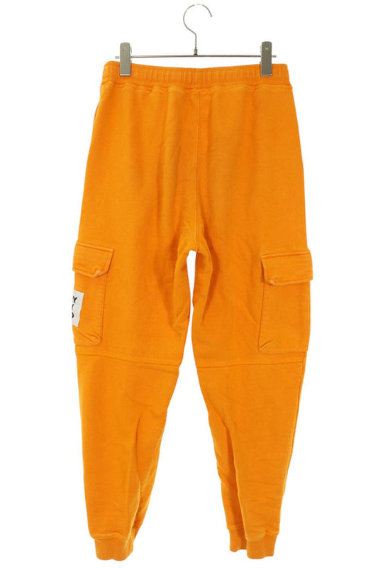 Burberry Cotton Cargo Sweatpants Orange Size 28