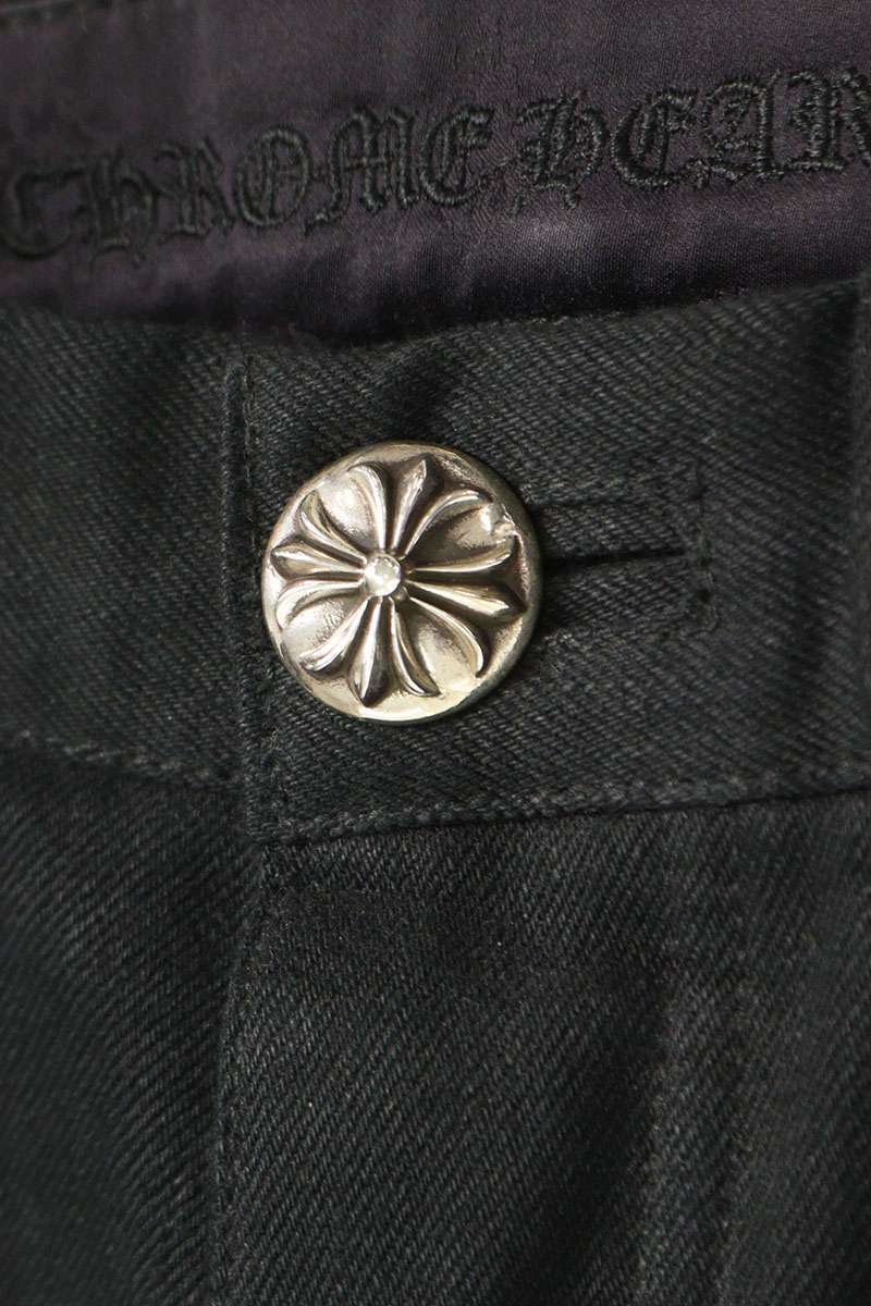 Chrome Hearts CARPENTER DOUBLE KNEE Pants Black Size 32