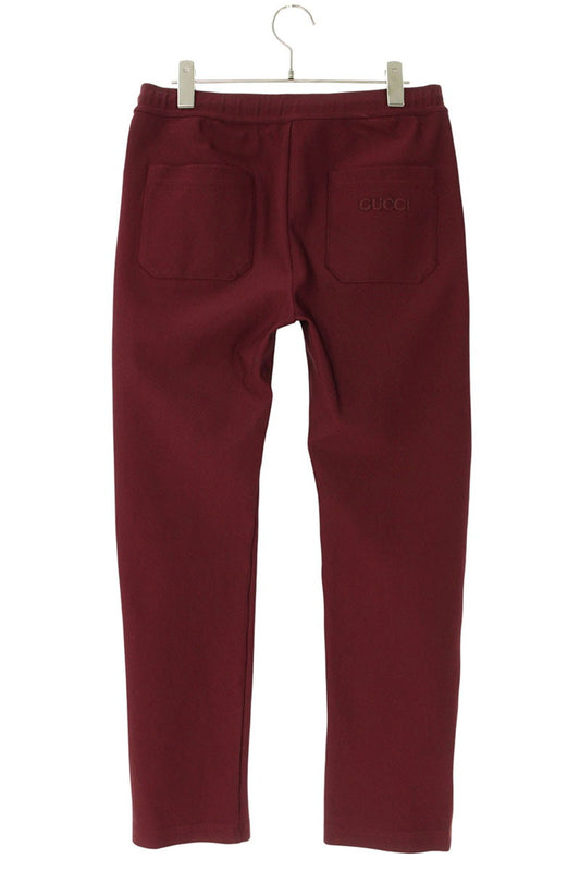 GUCCI Bordeaux Technical Track Trousers Size 30