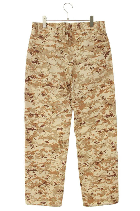 THUG CLUB Beige Camo All-Over Print Trousers Size 32