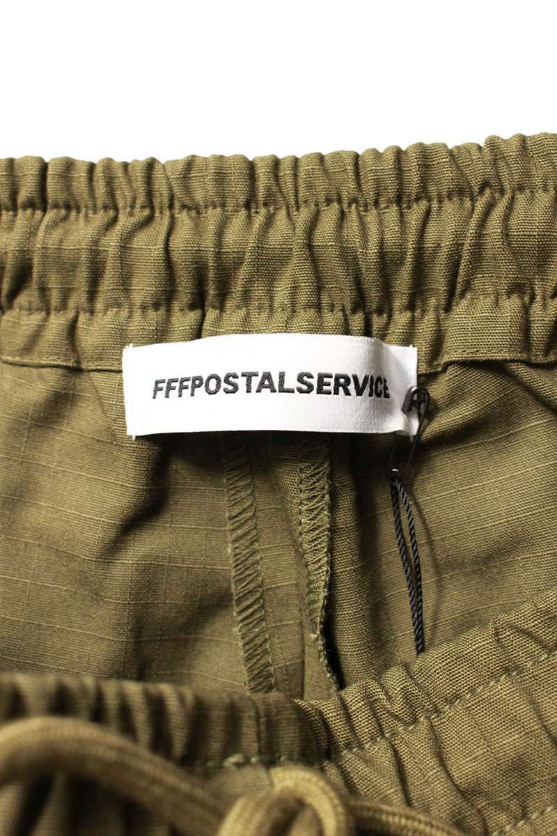 FFF POSTAL SERVICE FW25 Khaki Curved Backzip Size 32