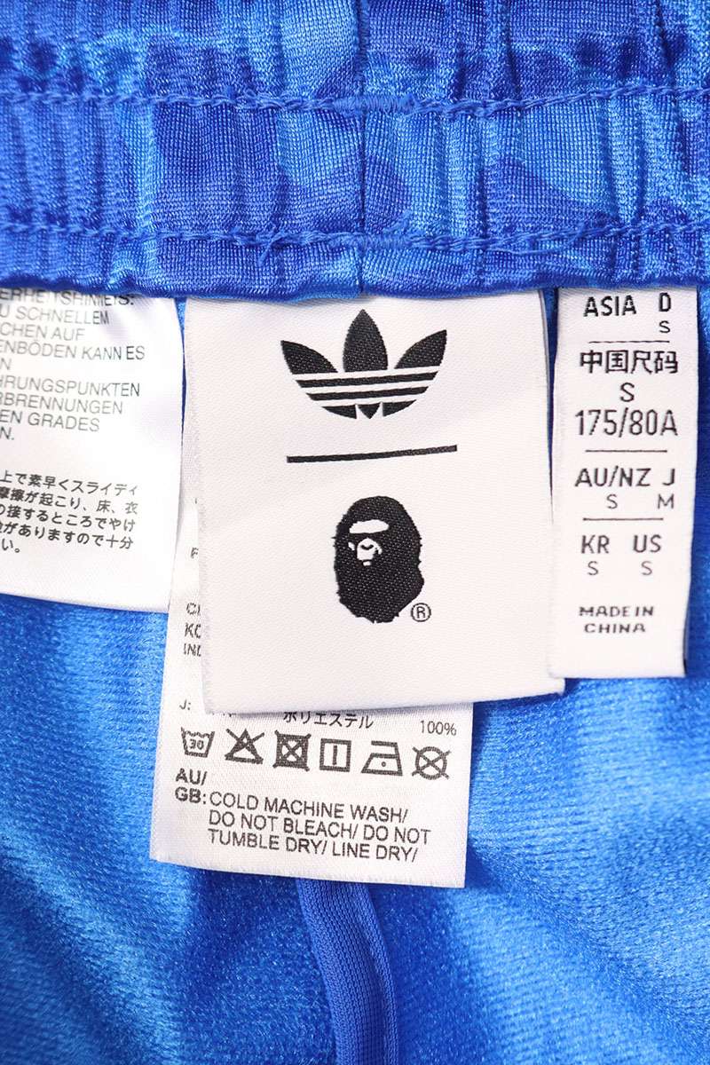 A BATHING APE x Adidas Firebird Track Pants Blue Size 30