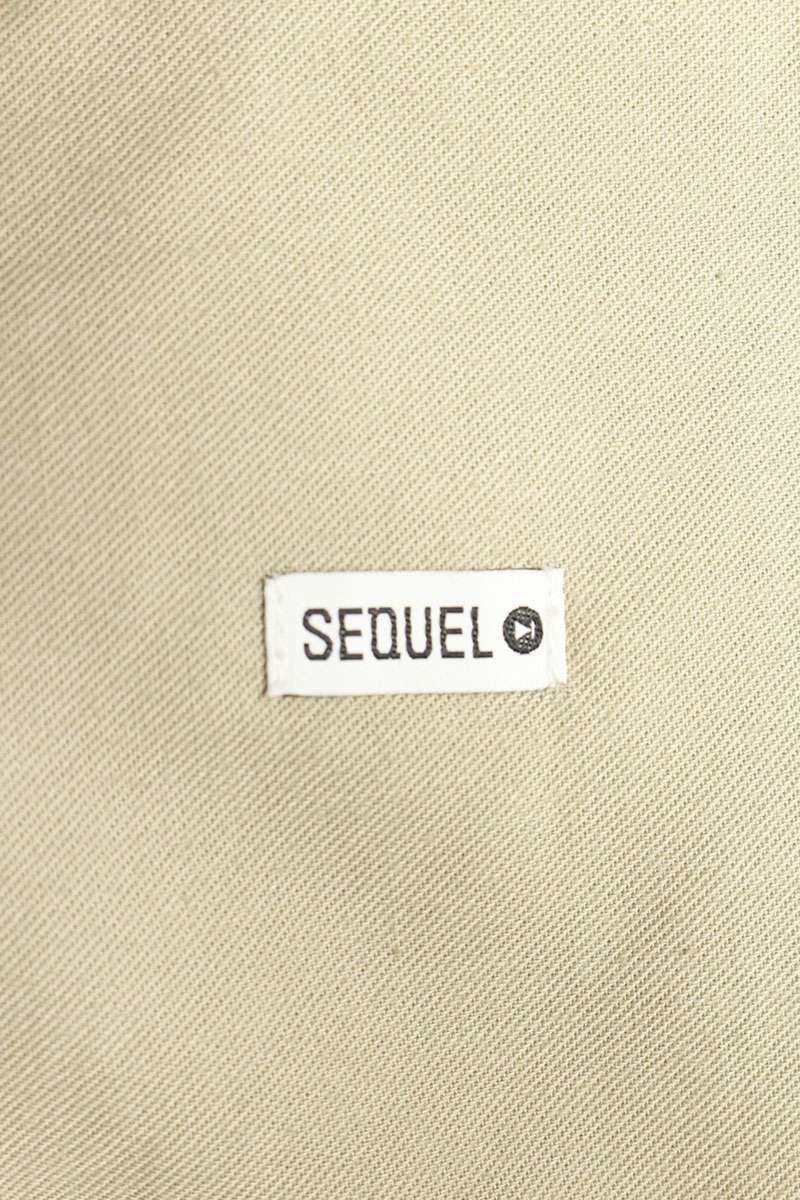 SEQUEL TYPE-XF Logo Print Chino Pants Beige Size 34