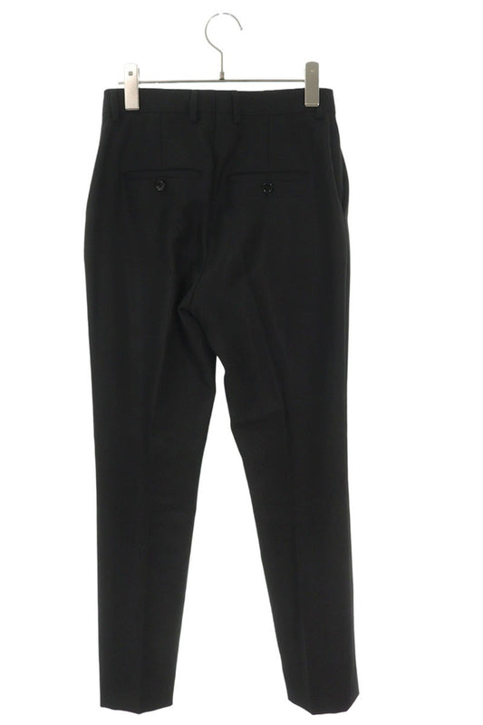 CELINE Wool Cropped Trousers Black Size 34