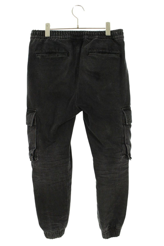 JUUN.J Distressed Cargo Jogger Denim Black Size 32