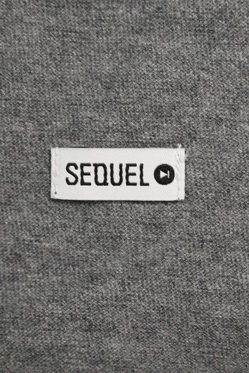SEQUEL 25SS Cotton Blend Logo Print Sweatpants Gray Size 34