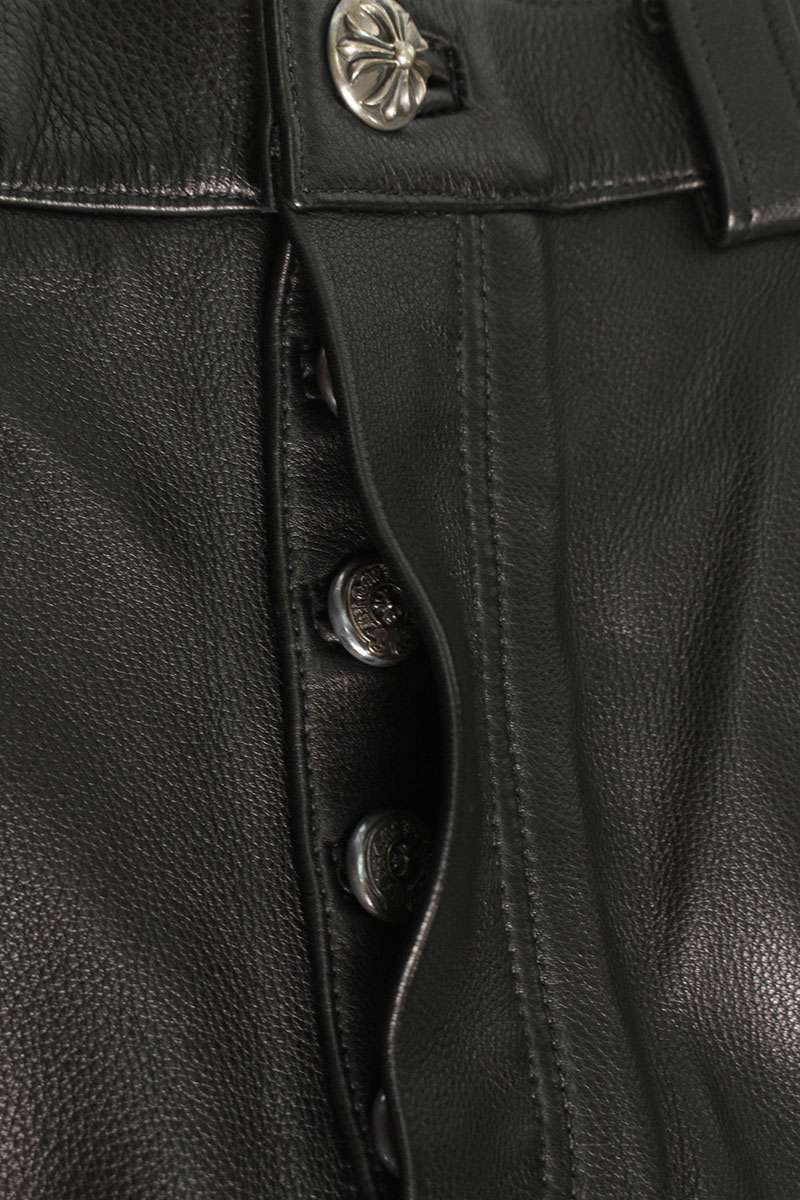 Chrome Hearts CARPENTER LTHR Double Knee Leather Size 30