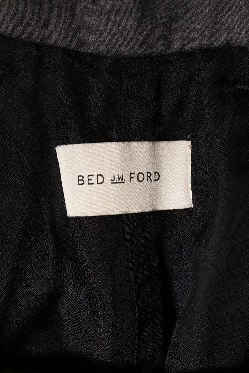Bed j.w. Ford 25SS Wool Wide Long Pants Brown Size 0