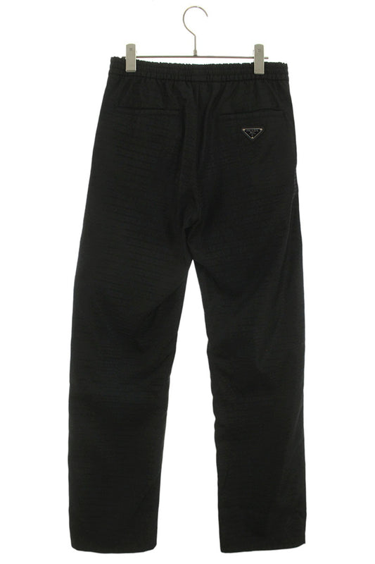 Prada Re-Nylon Triangle Logo Pants Black Size 28