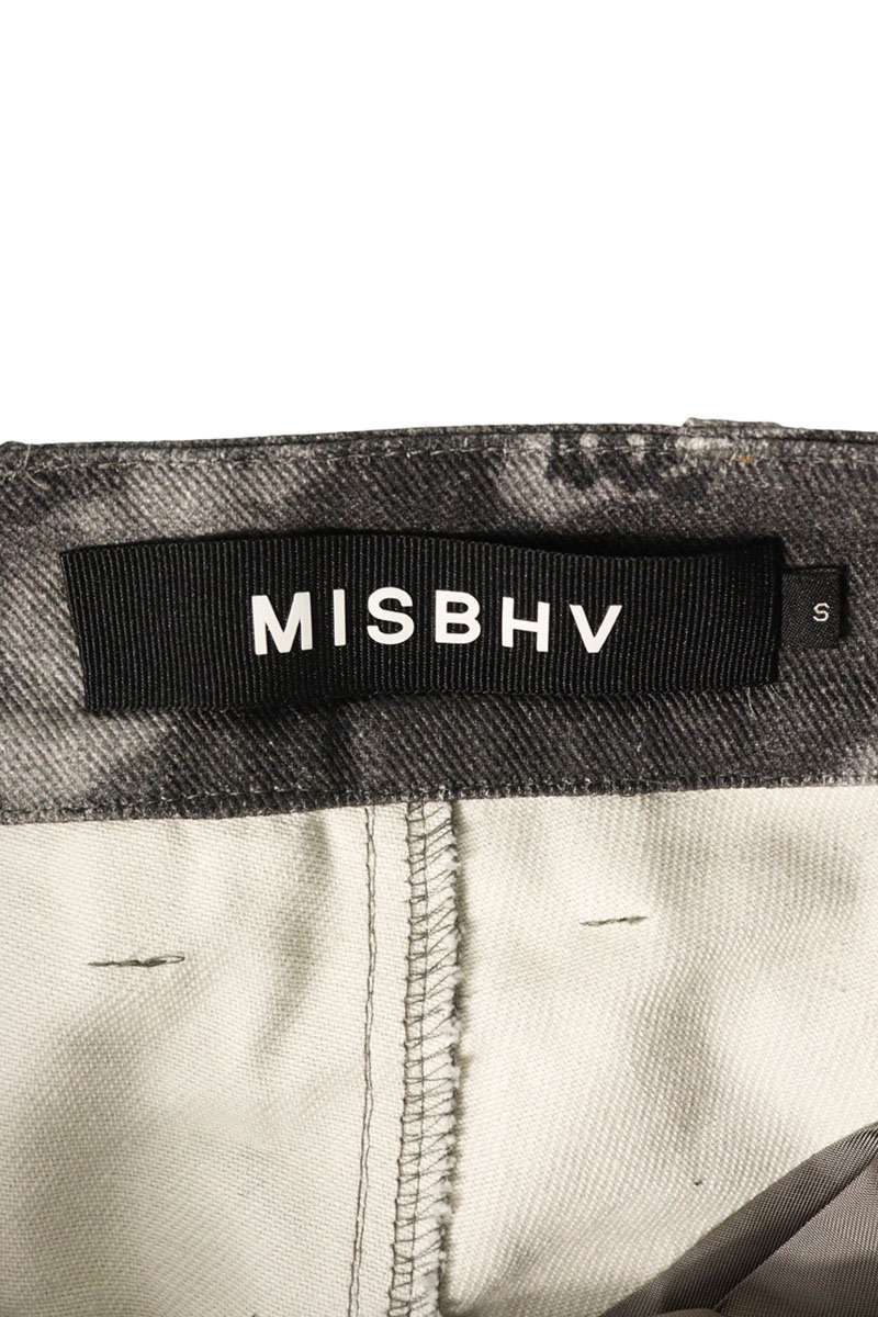 MISBHV 25AW Logo Camo Flare Wide Pants Gray Cotton Size 30