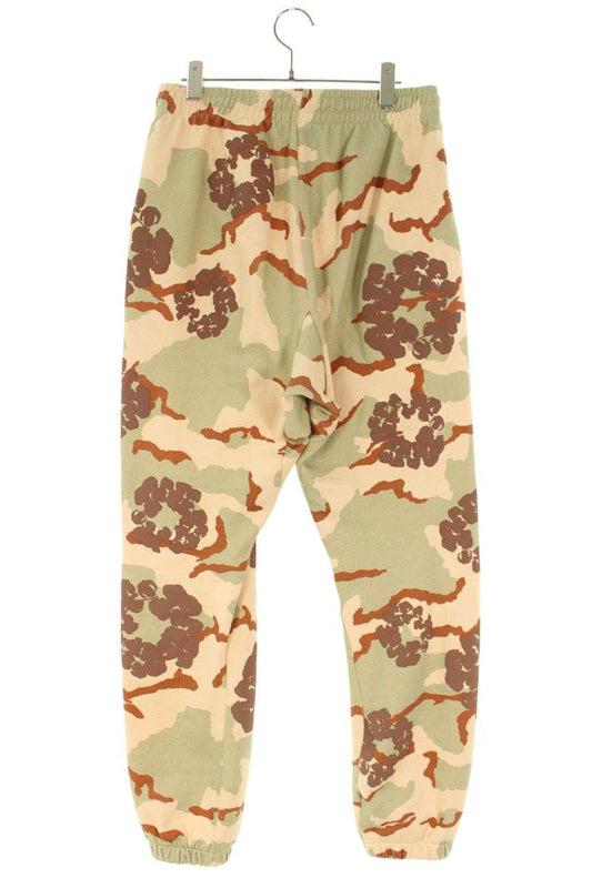 DENIM TEARS Camo Sweatpants Green/Beige Cotton Size 32
