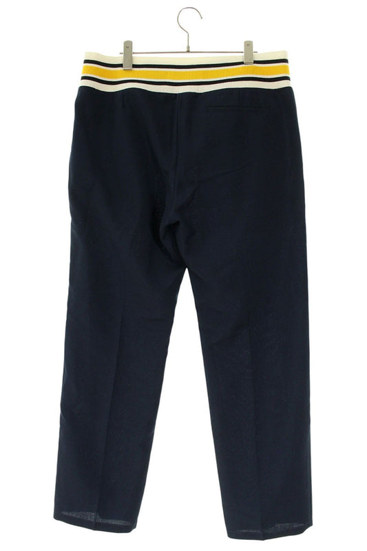 LOEWE Navy Mohair Wool Trousers Size 38