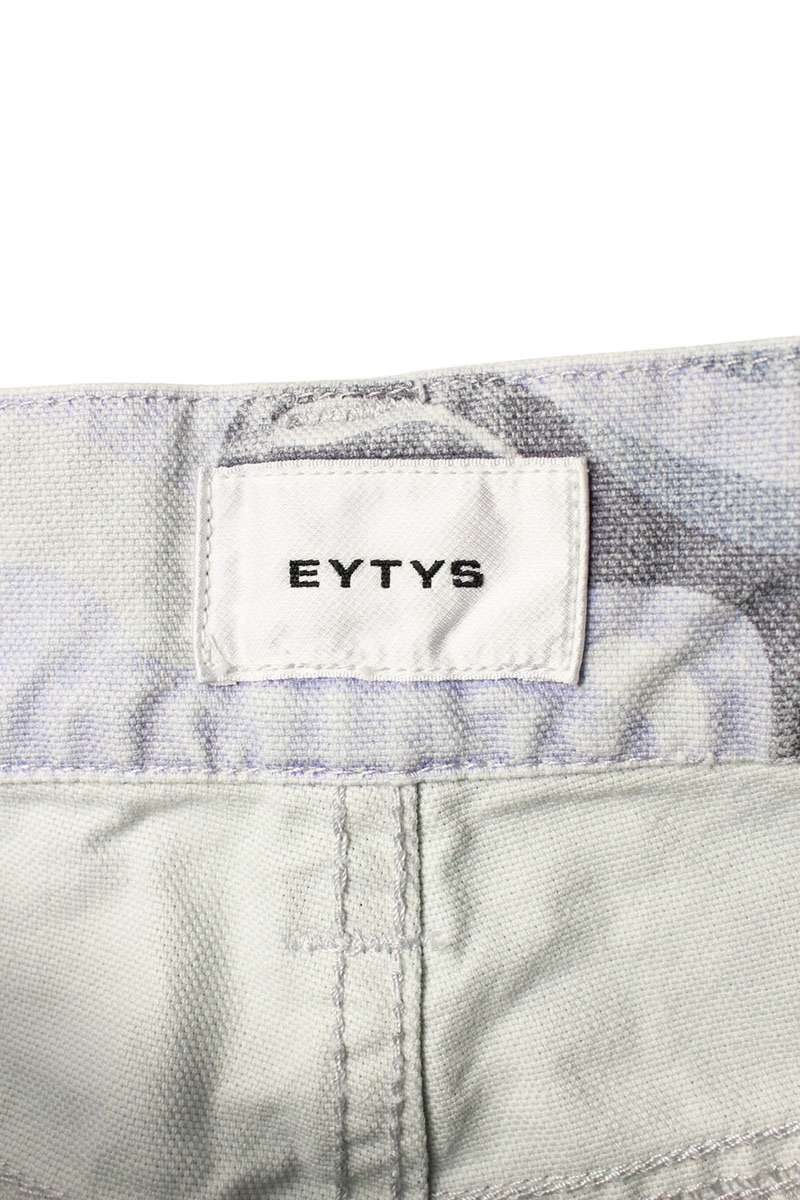 Eytys Gray Cotton Camo Painter Pants Size 28