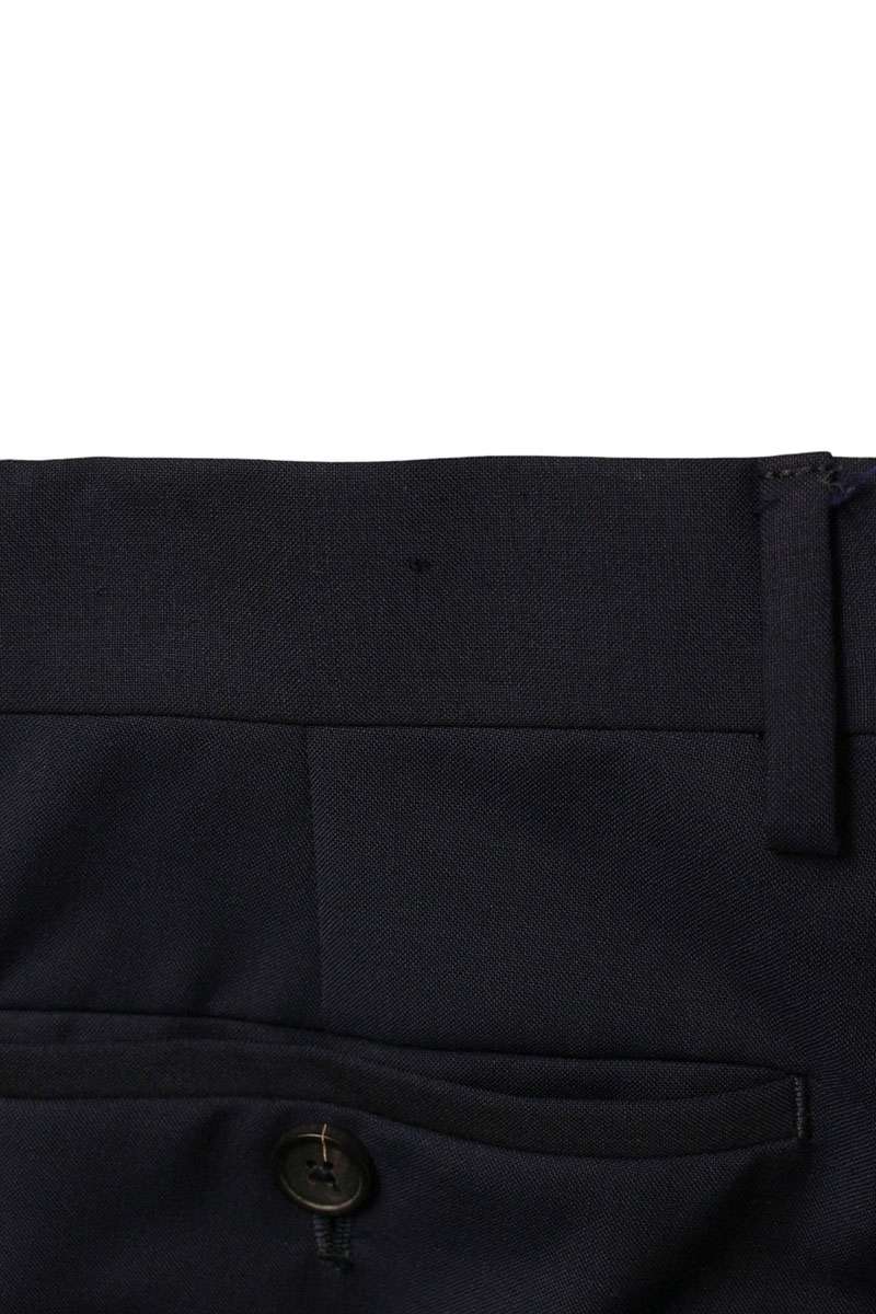 LOEWE Navy Wool Mohair Slacks Size 30