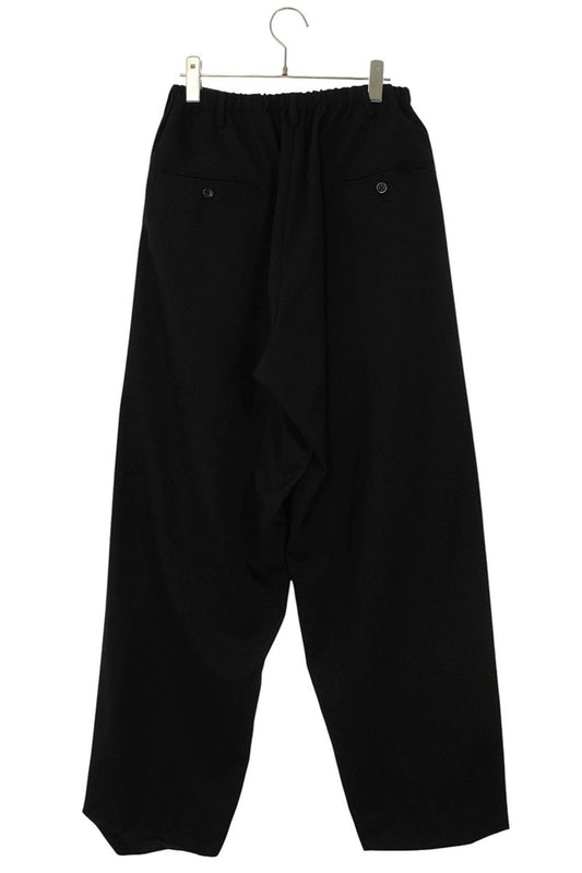 YOHJI YAMAMOTO POUR HOMME 04SS Wool Wide Long Pants Black Size 2
