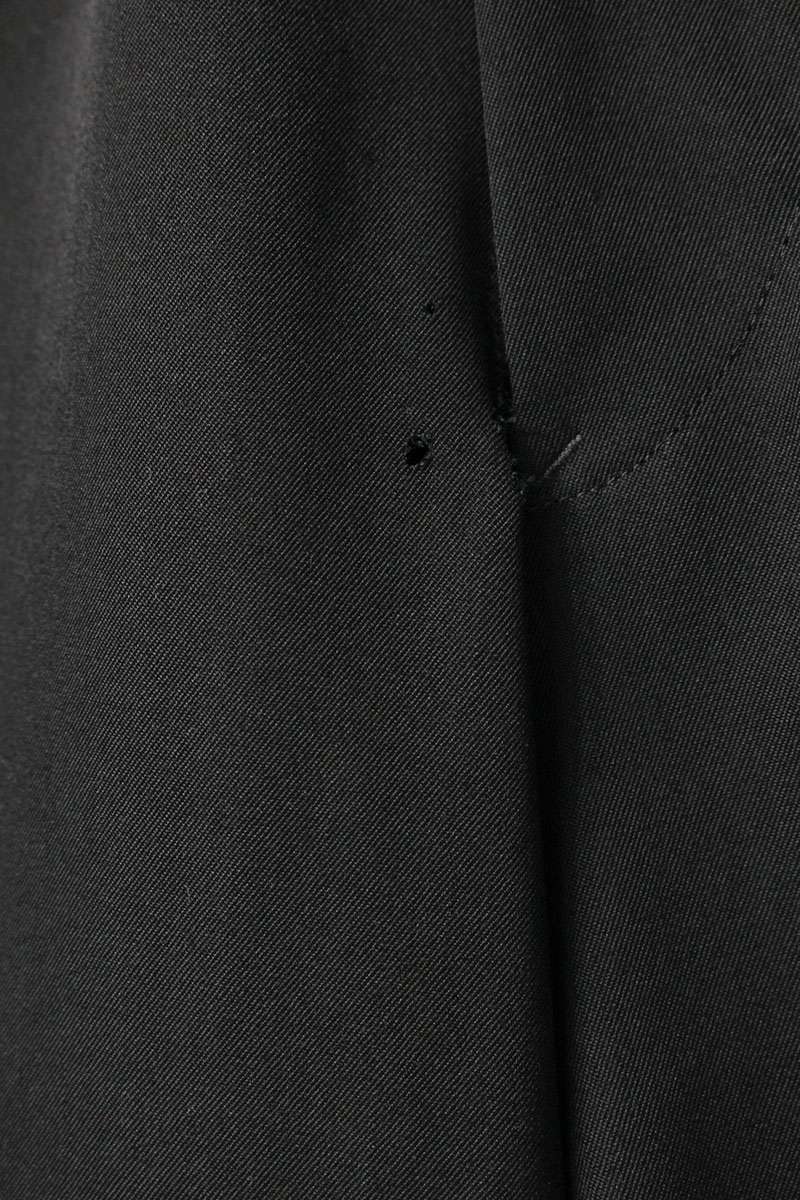 YOHJI YAMAMOTO POUR HOMME 04SS Wool Wide Long Pants Black Size 2