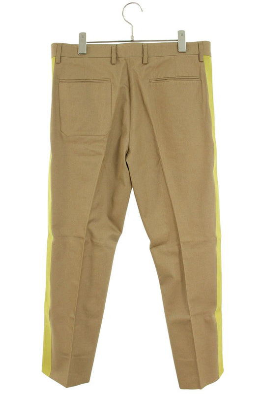 Valentino sideline Long Pants Beige x Yellow Size 48