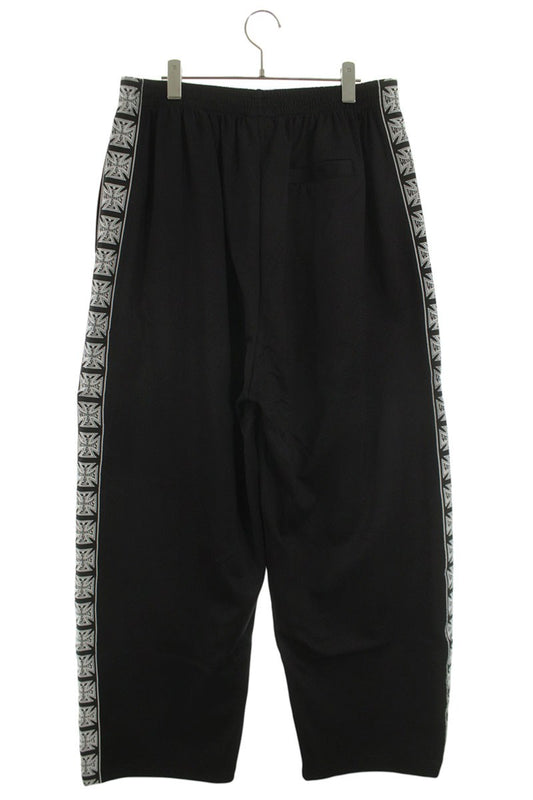 VETEMENTS 26SS Biker Cross Tape Track Pants Black Size 32