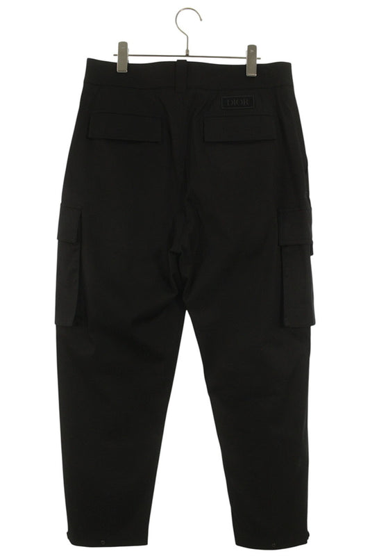 DIOR Cotton Stretch Cargo Pants Black Size 34