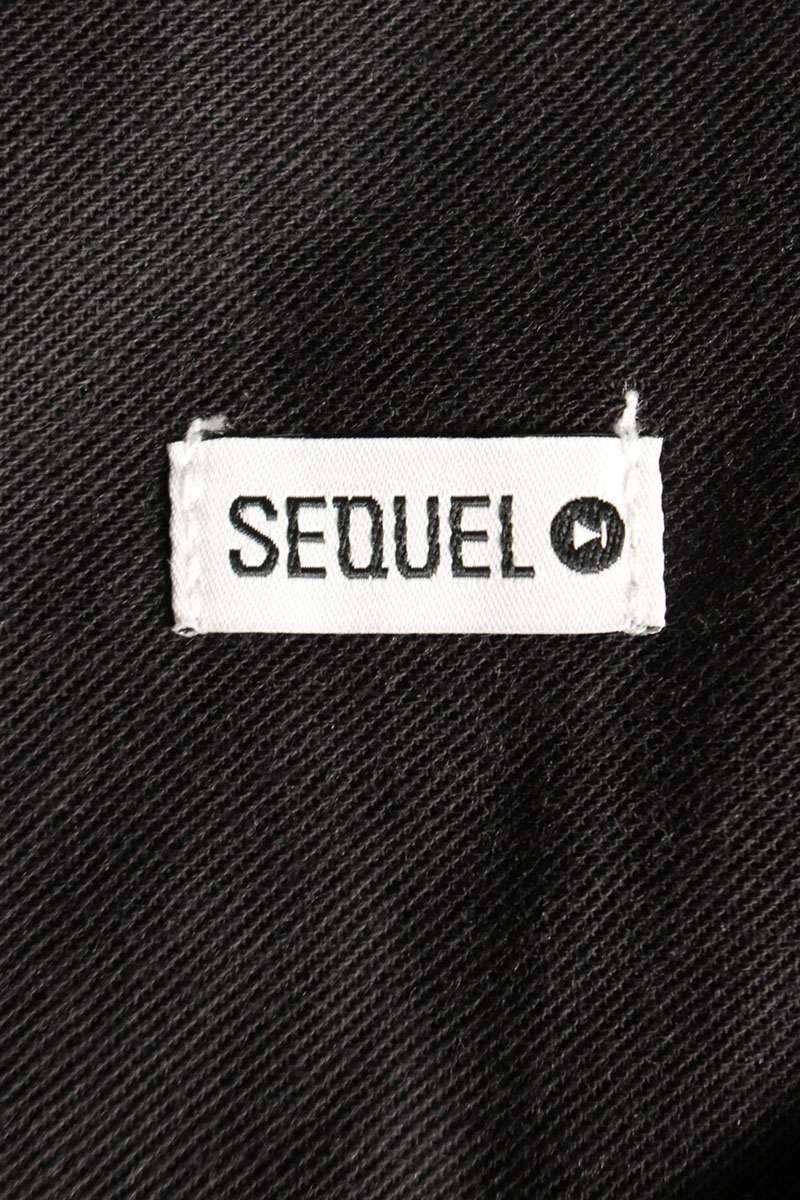 SEQUEL 25SS Logo Print Pants Black Size 30