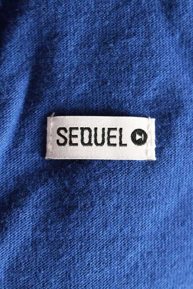 SEQUEL 25SS Logo Embroidered Sweatpants Blue Size 36