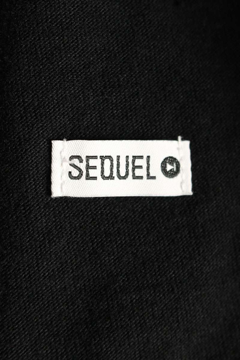 SEQUEL 25SS Logo Embroidered Sweatpants Black Size 36
