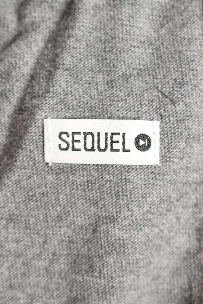 SEQUEL 25SS Logo Print Sweatpants Gray Size 36