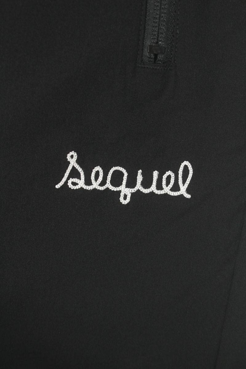 SEQUEL 25SS Logo Embroidered Nylon Pants Black Size 36