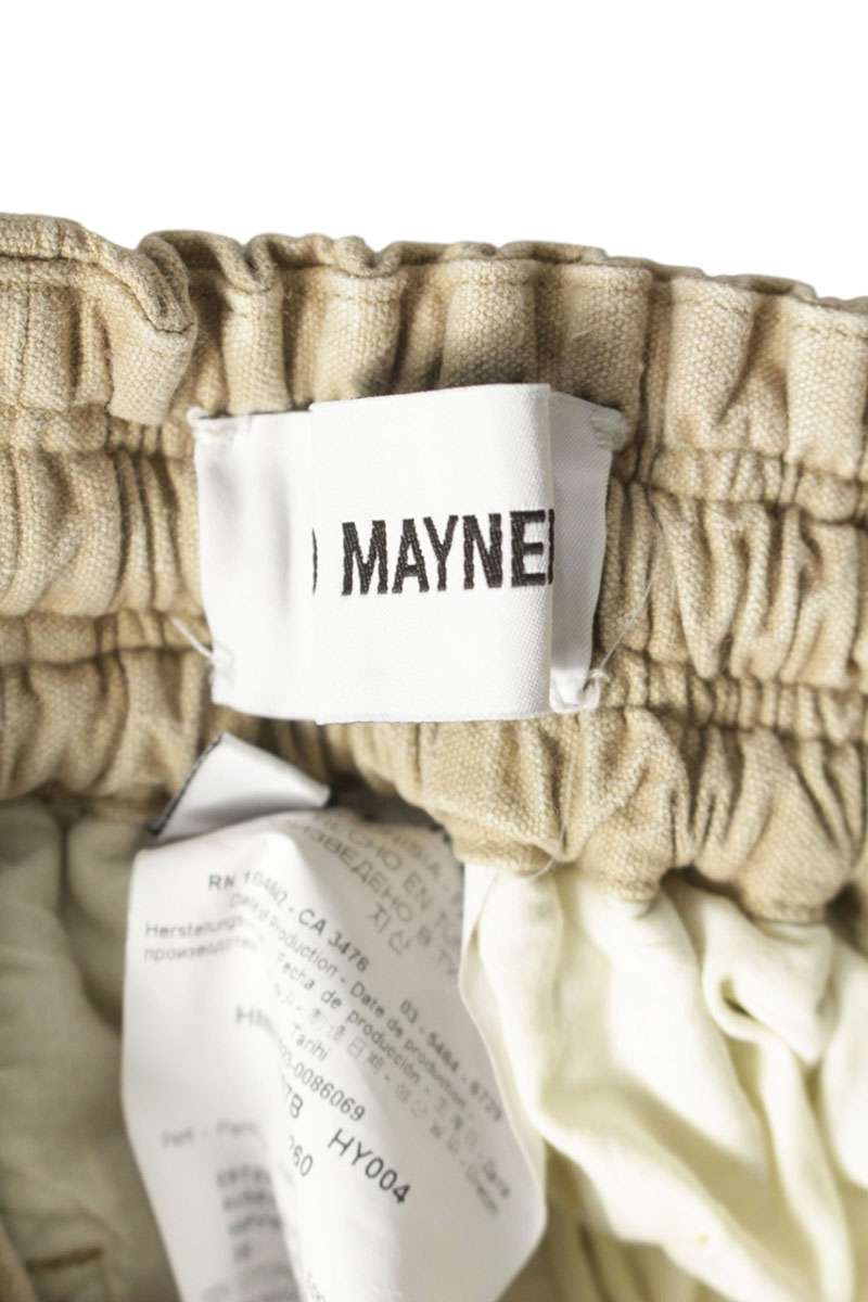 HED MAYNER HMMY30007B Wide Cotton Pants Beige Size 30
