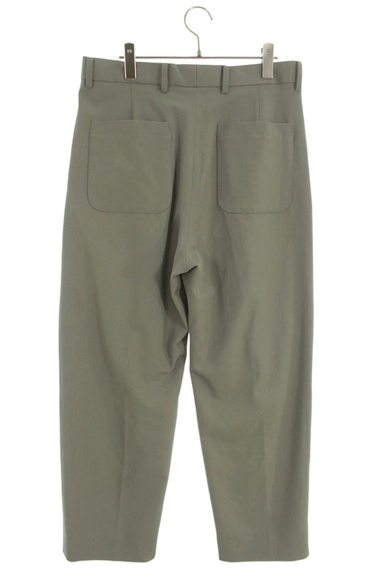 SOPHNET Wool Single Pleat Slacks Green Size 32