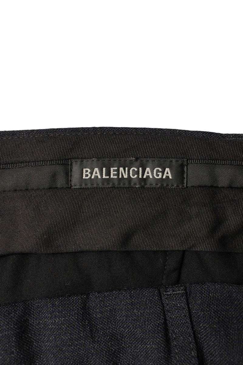 BALENCIAGA 857649 TQT27 FADED TAILORED PANTS Navy Size 34